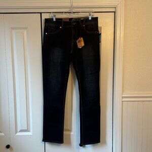 Volcom Vorta Slim Straight Jeans Dark Navy size 32x32